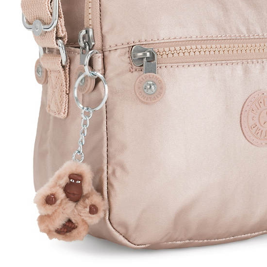 Kipling Keefe Metallic Crossbody Táska Arany | HU 1184PJ